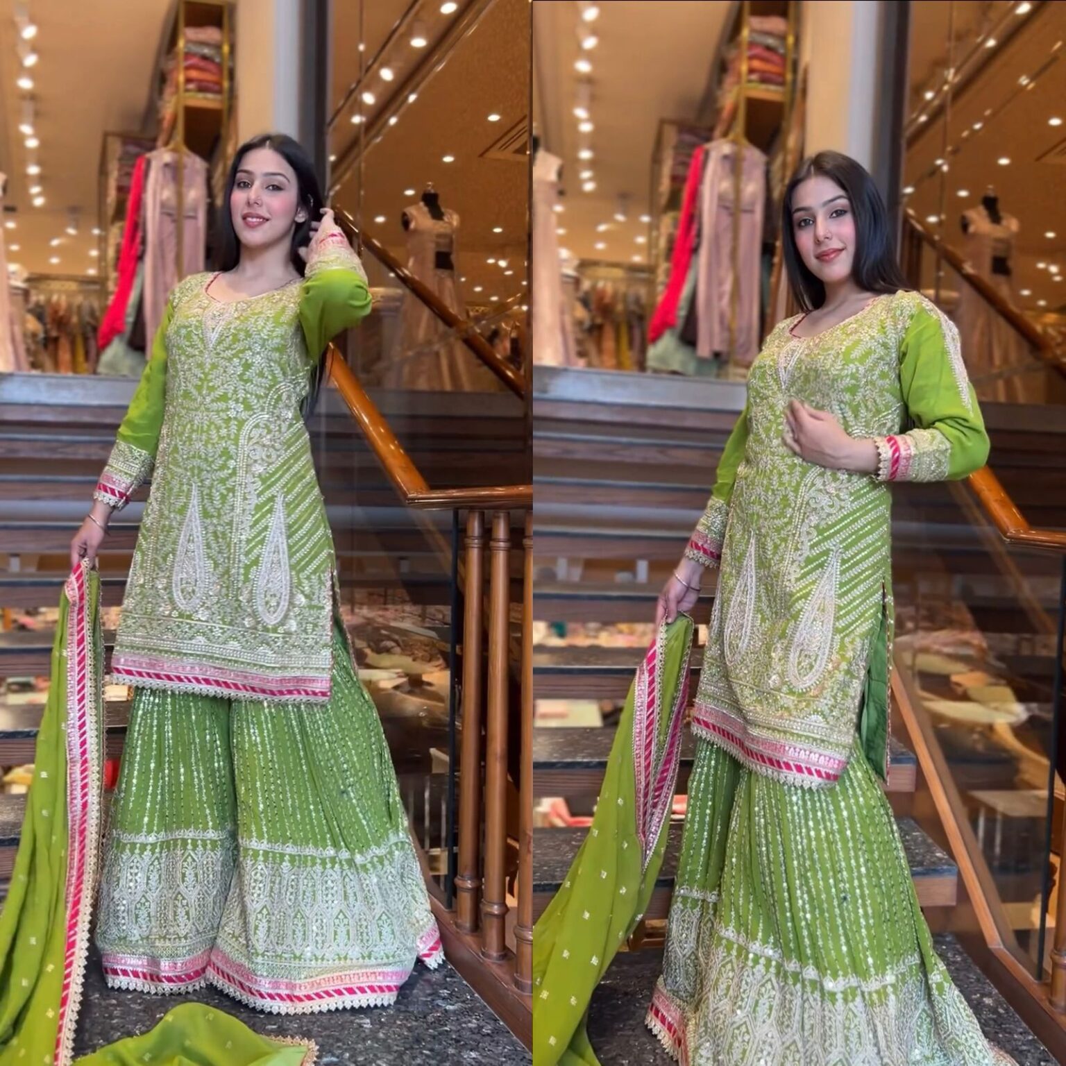 sharara top ramzan special pakistani suits